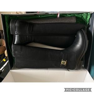 Tommy Hilfiger black boots (never worn) in box